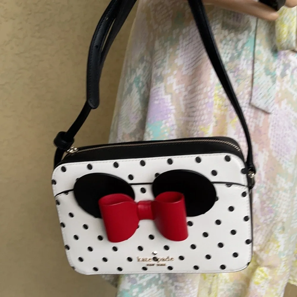 disney x kate spade new york other minnie mouse camera bag - Picture 1 of 16